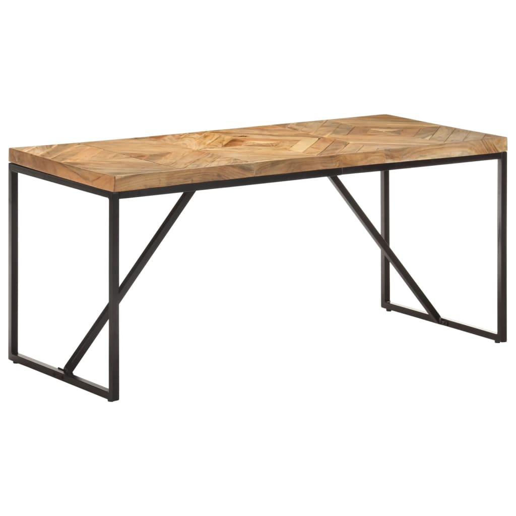 Tavolo Da Pranzo In Legno Massello Acacia E Mango