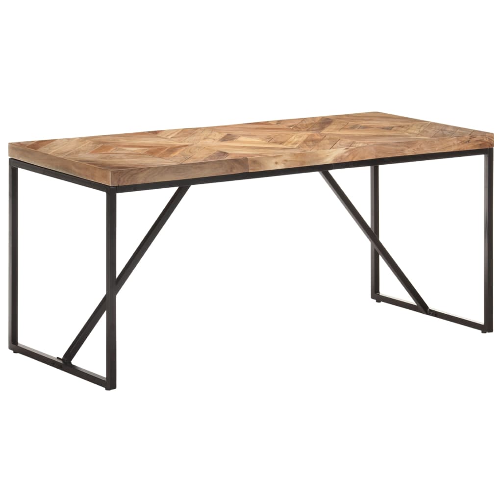 Tavolo Da Pranzo In Legno Massello Acacia E Mango