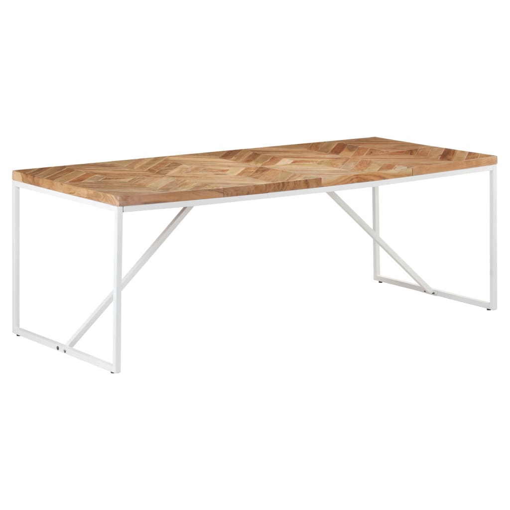 Tavolo Da Pranzo In Legno Massello Acacia E Mango