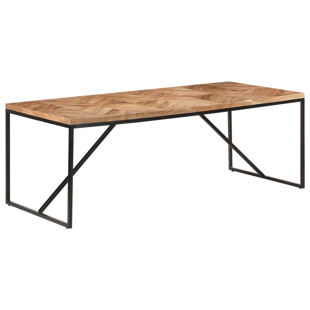 Tavolo Da Pranzo In Legno Massello Acacia E Mango
