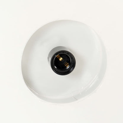 Lampada A Sospensione Industriale 32 Cm Bianca E27