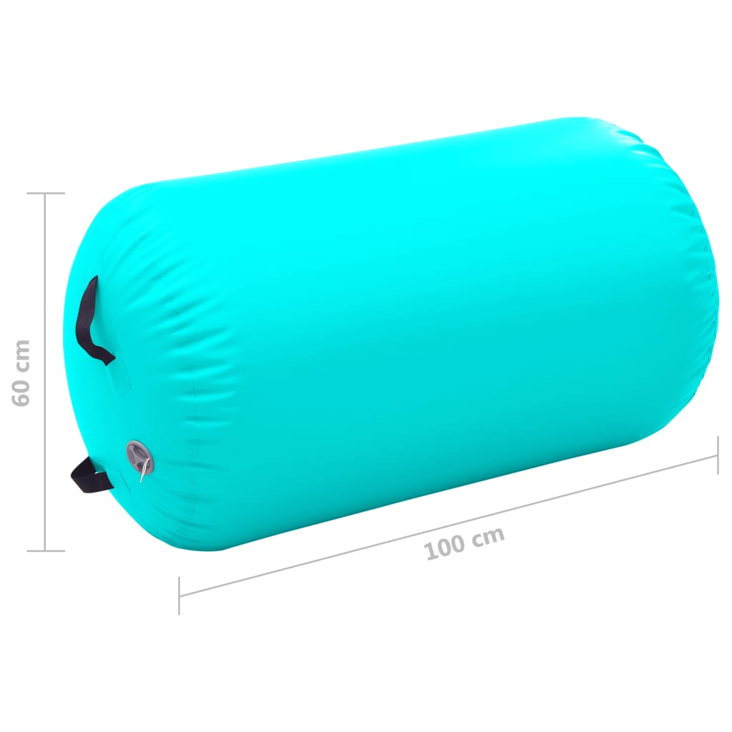 Rullo Da Ginnastica Gonfiabile Con Pompa In Pvc