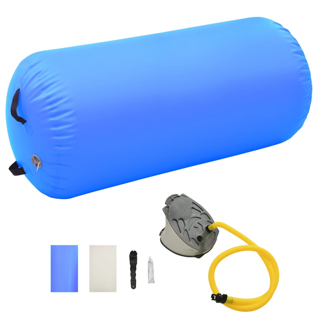 Rullo Da Ginnastica Gonfiabile Con Pompa In Pvc