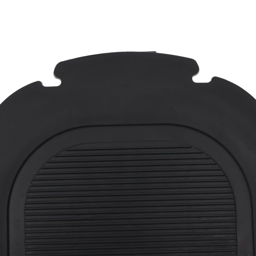 Pompa A Pedale 26X18 Cm In Pp E Pe Grigia E Gialla Nero Lucido