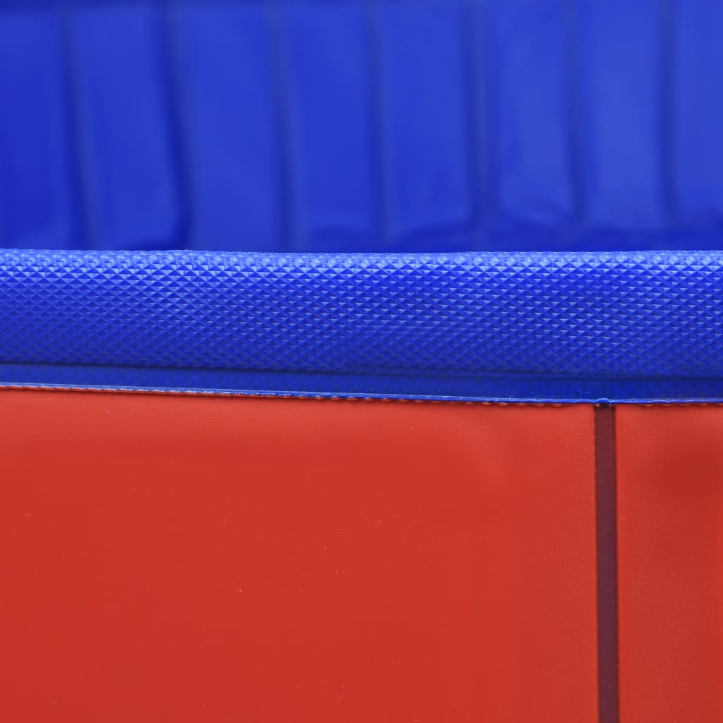 Piscina Per Cani Pieghevole Rossa In Pvc