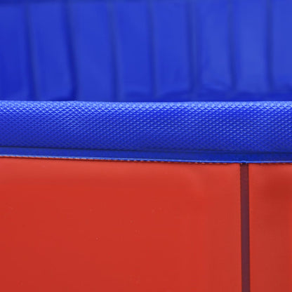 Piscina Per Cani Pieghevole Rossa In Pvc