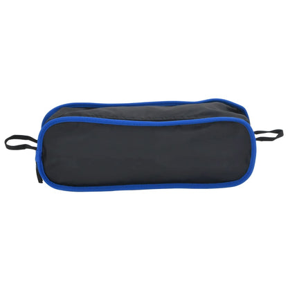 Sedia Da Campeggio Pieghevole Pvc E Acciaio Nero