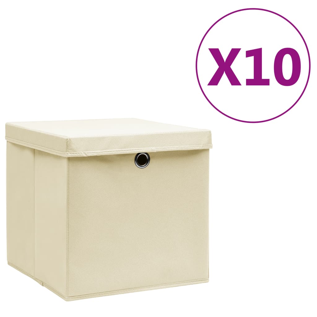 Contenitori Con Coperchi 4 Pz 28X28X28 Cm Viola