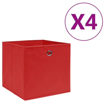 Contenitori Con Coperchi 4 Pz 28X28X28 Cm Viola