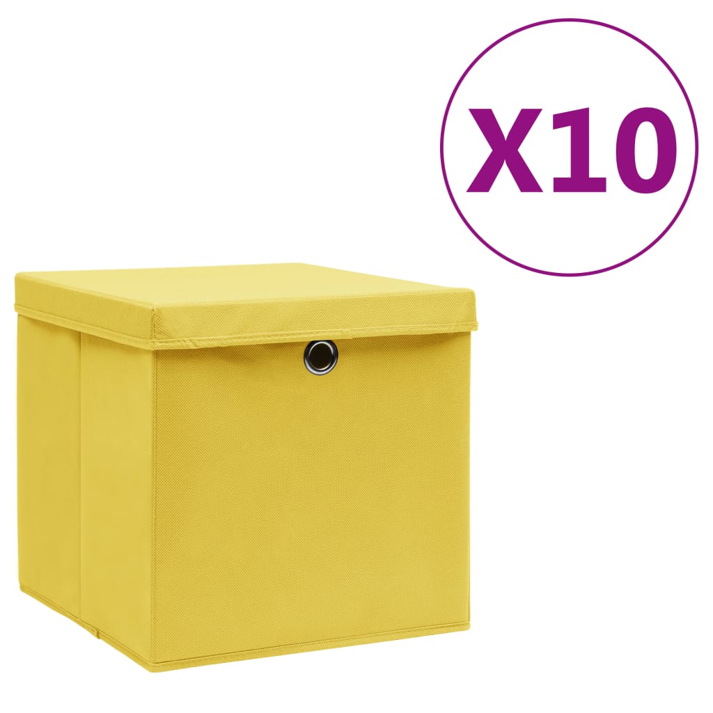 Contenitori Con Coperchi 4 Pz 28X28X28 Cm Viola