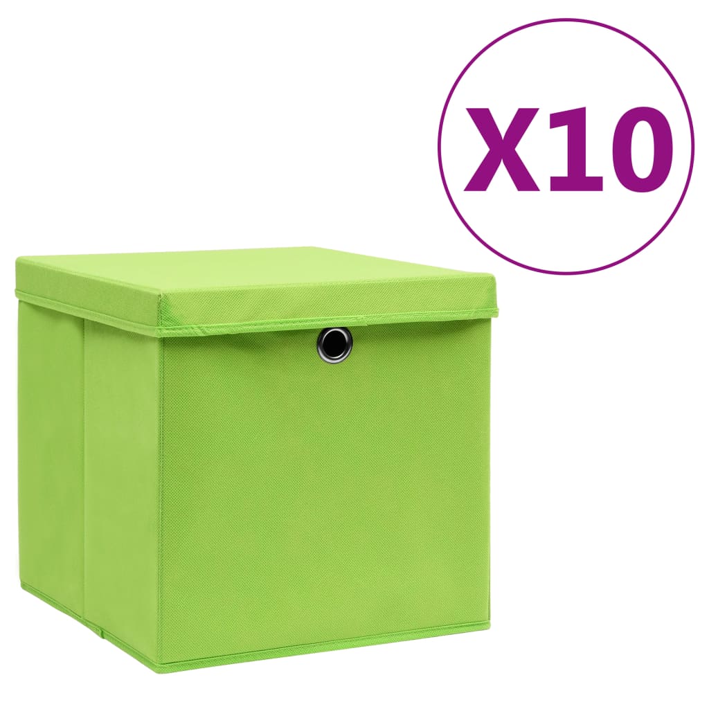 Contenitori Con Coperchi 4 Pz 28X28X28 Cm Viola
