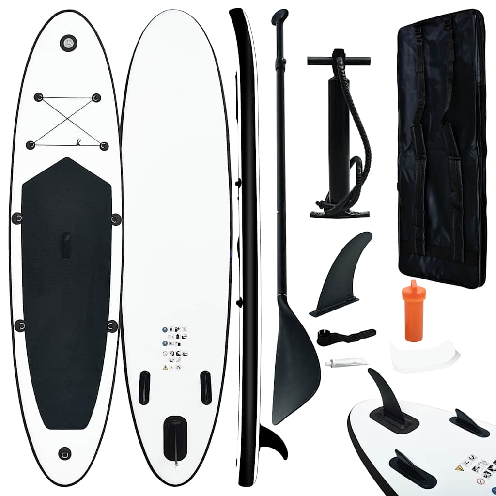 Set Tavola Gonfiabile Da Sup E Bianco