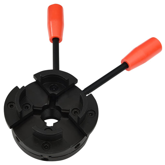 Mandrino Per Legno A 4 Griffe Attacco M33 In Acciaio 100 Mm