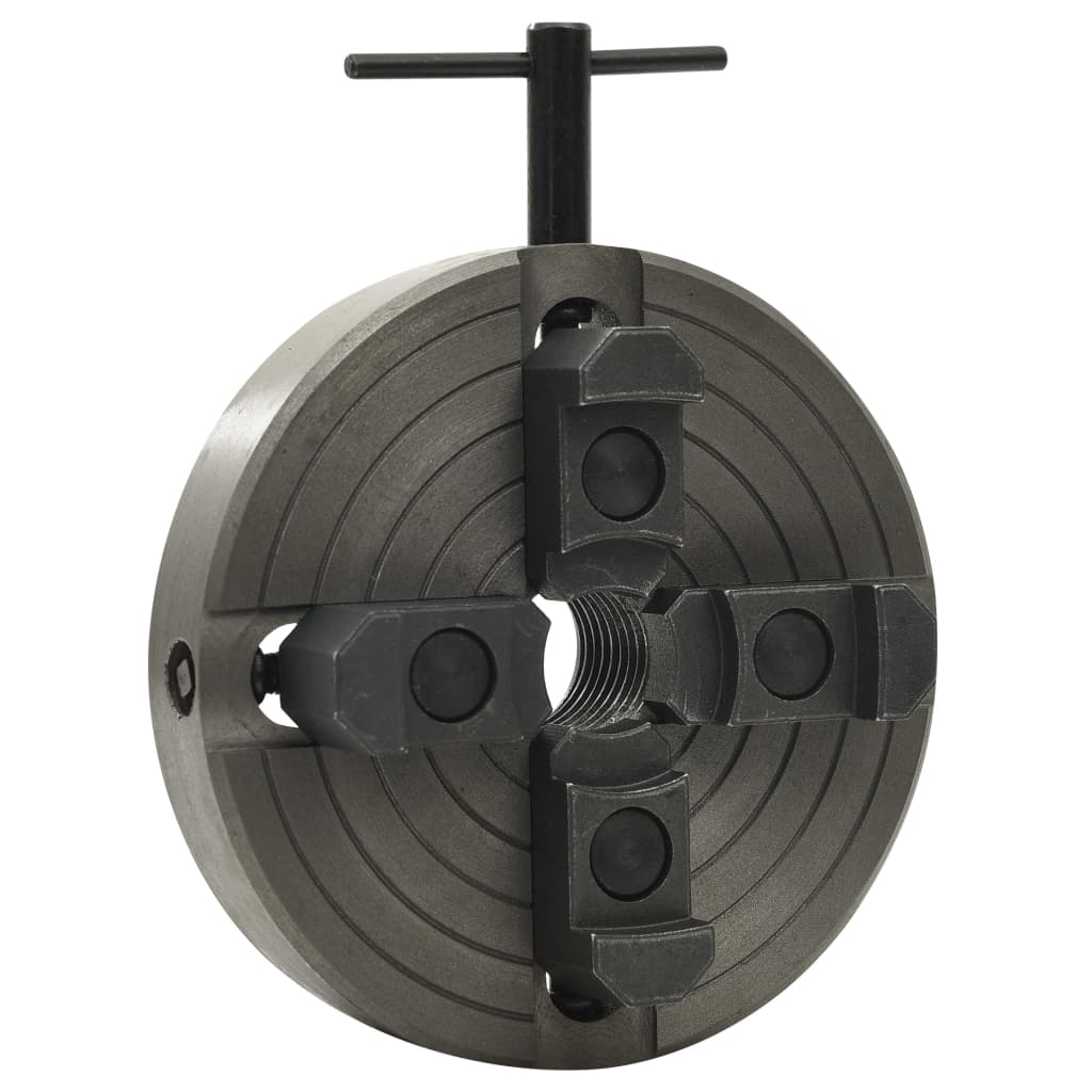 Mandrino Per Legno A 4 Griffe M33 In Acciaio Nero 150X63 Mm