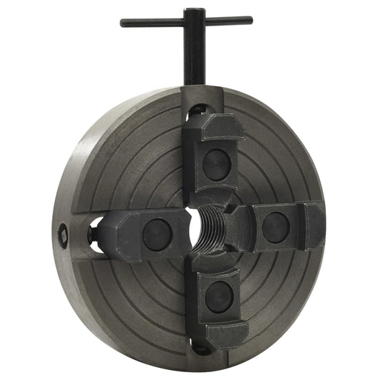 Mandrino Per Legno A 4 Griffe M33 In Acciaio Nero 150X63 Mm