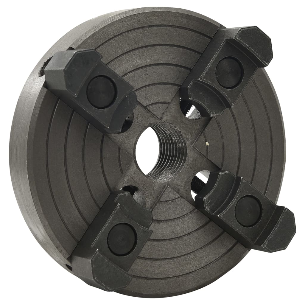 Mandrino Per Legno A 4 Griffe M33 In Acciaio Nero 150X63 Mm