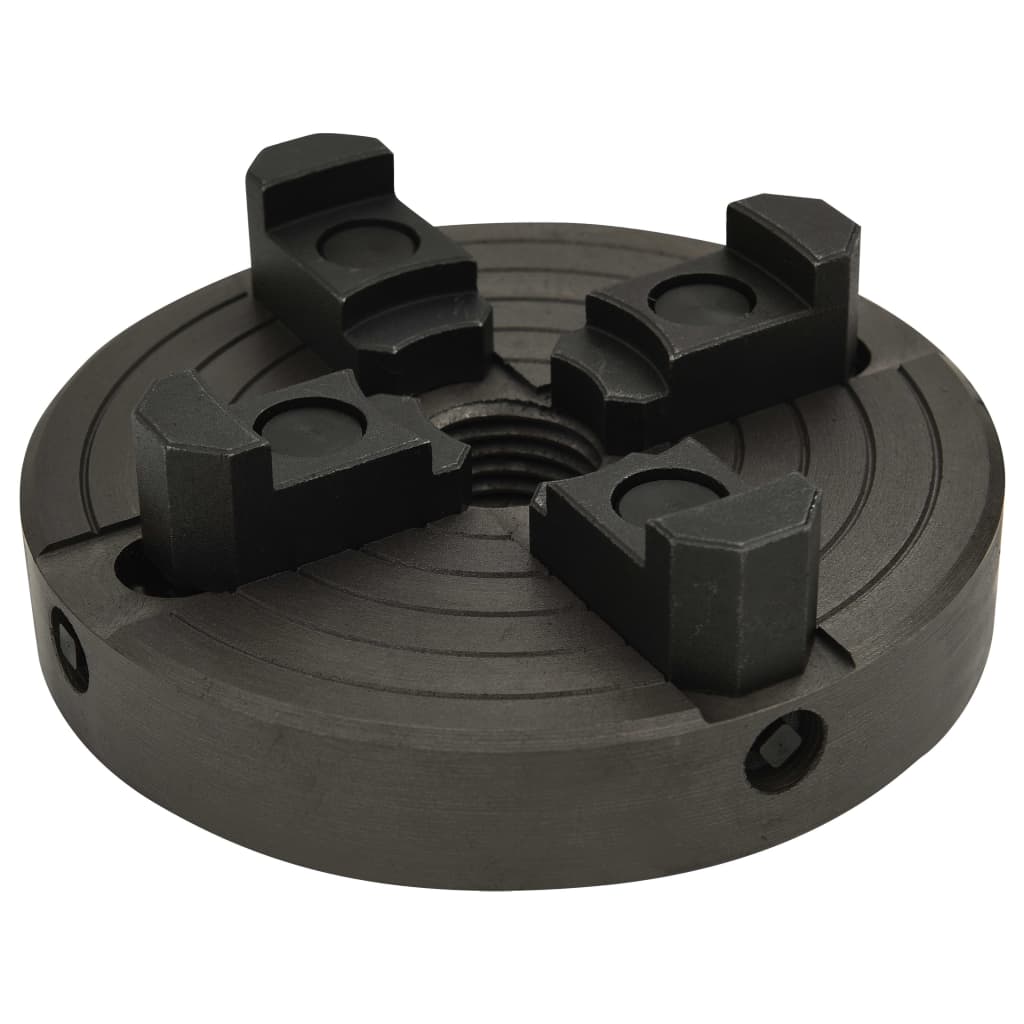 Mandrino Per Legno A 4 Griffe M33 In Acciaio Nero 150X63 Mm