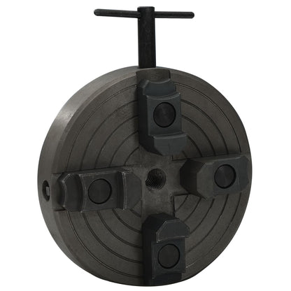 Mandrino In Legno A 4 Ganasce M18 In Acciaio Nero 150X63 Mm