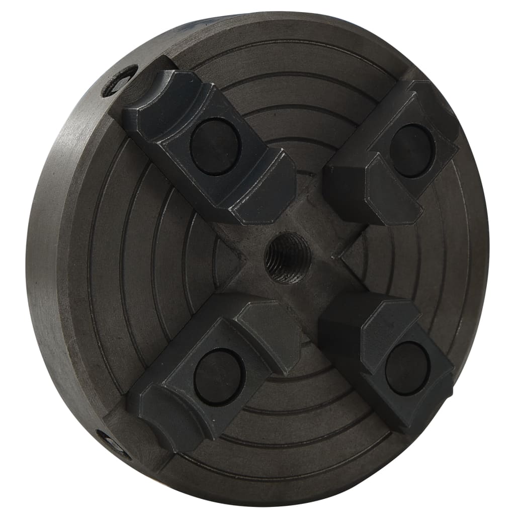 Mandrino In Legno A 4 Ganasce M18 In Acciaio Nero 150X63 Mm