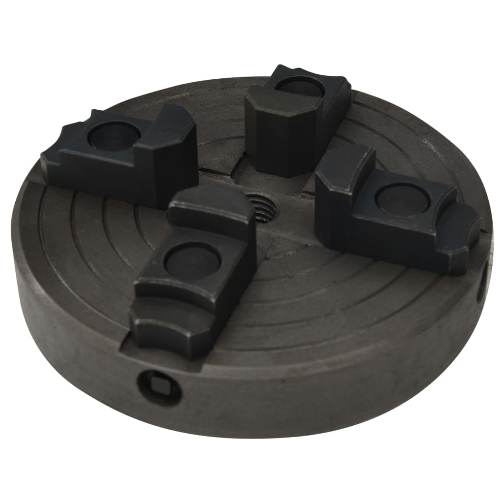 Mandrino In Legno A 4 Ganasce M18 In Acciaio Nero 150X63 Mm