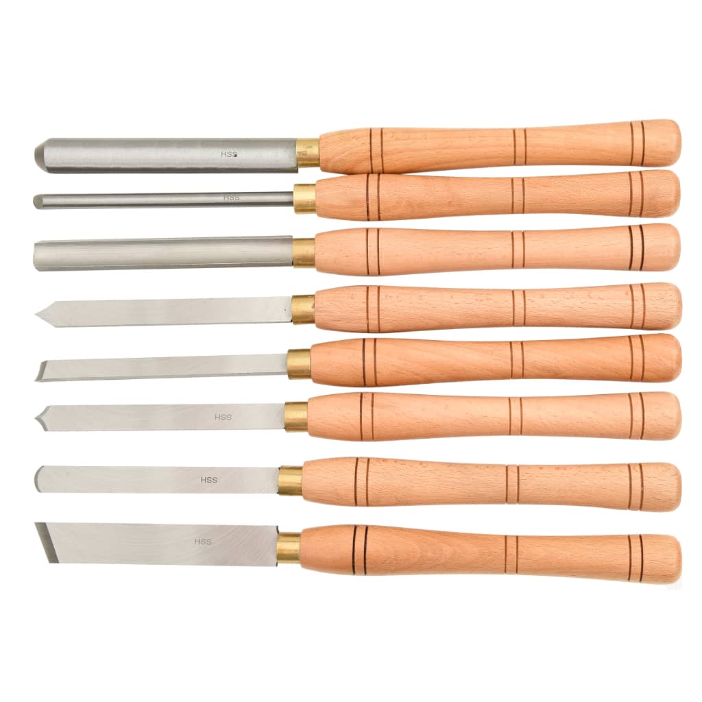 Set Di Utensili Per Tornitura 8 Pz In Hss