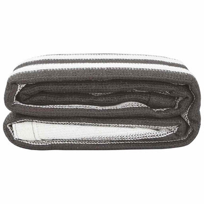 Tappeto Da Tenda Antracite E Bianco