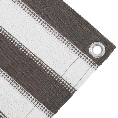 Tappeto Da Tenda Antracite E Bianco