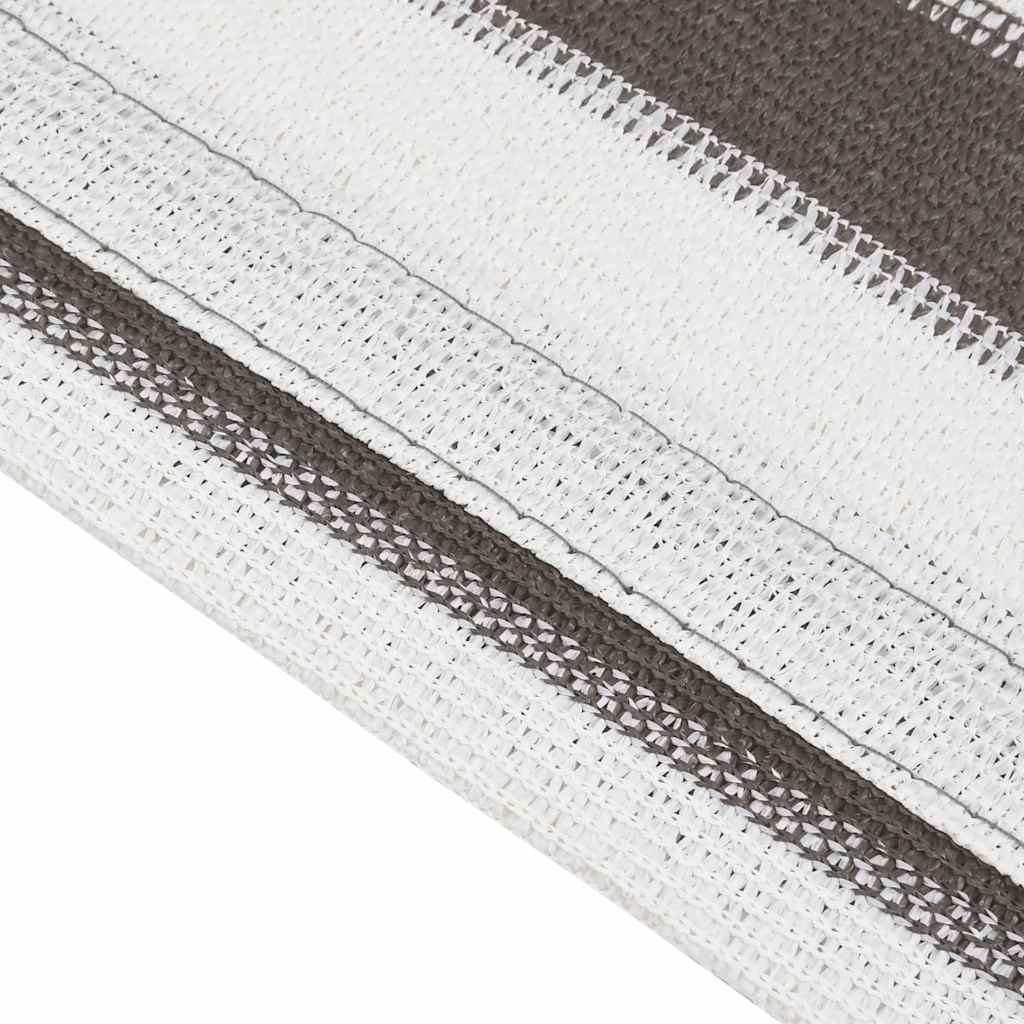 Tappeto Da Tenda Antracite E Bianco