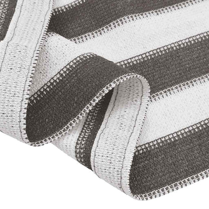Tappeto Da Tenda Antracite E Bianco
