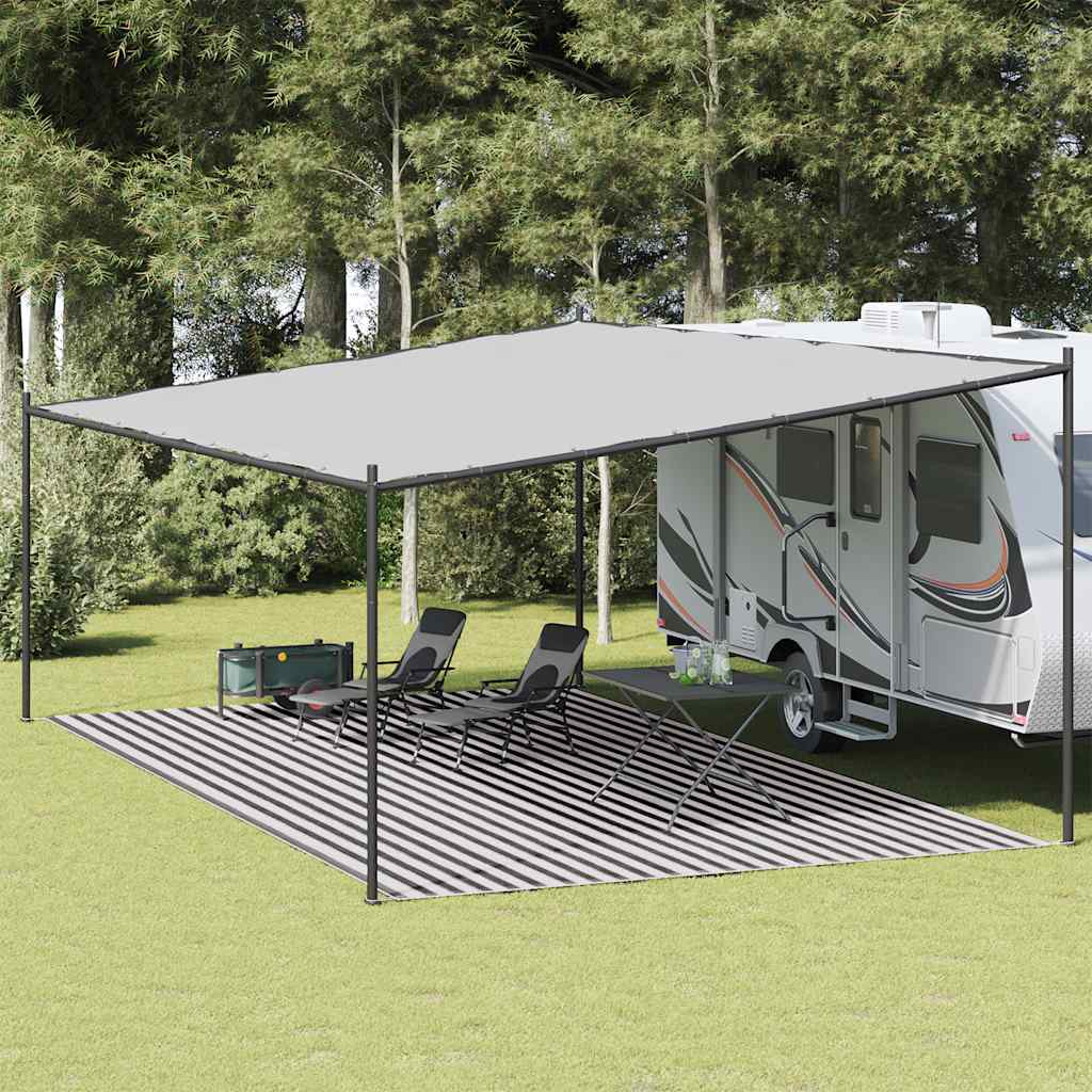 Tappeto Da Tenda Antracite E Bianco