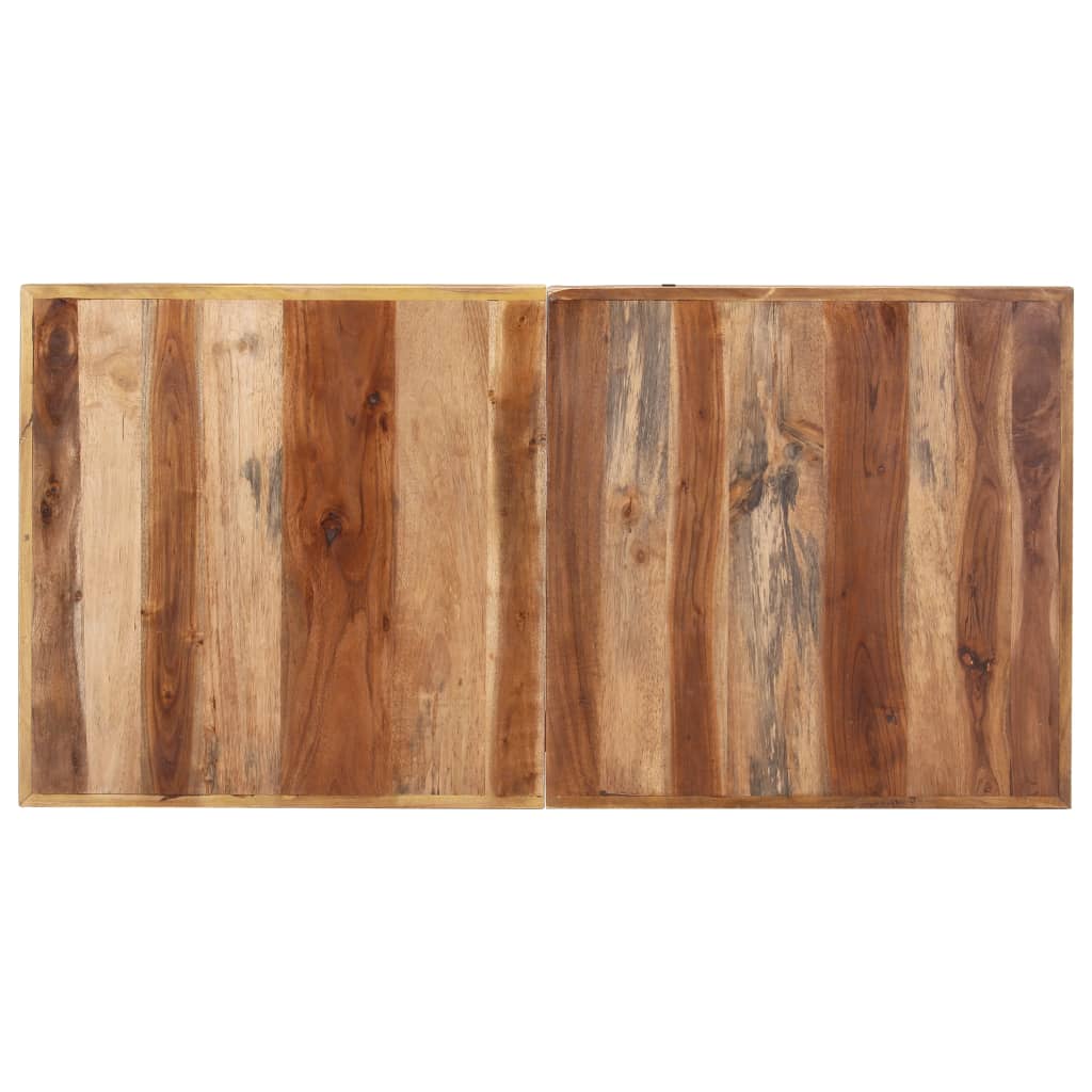 Tavolo Da Pranzo Legno Massello Con Finitura Ambra