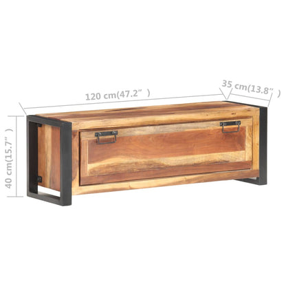 Scarpiera 120X35X40 Cm In Legno Massello