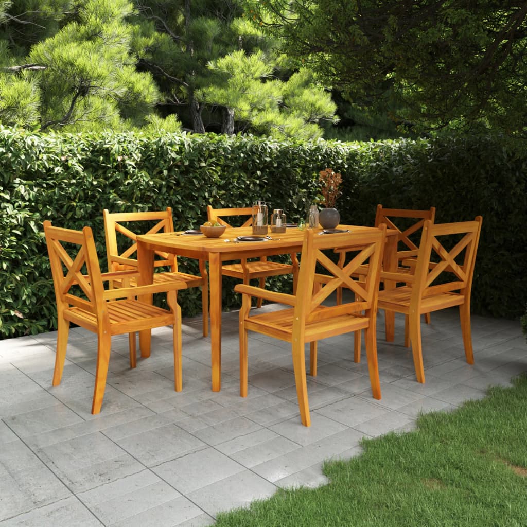 Tavolo Da Giardino Legno Massello Di Acacia