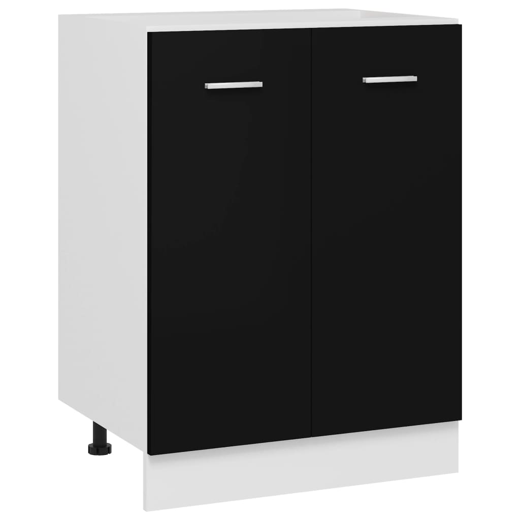 Mobile Pensile “Lyon” 60X31X40 Cm In Legno Multistrato Nero