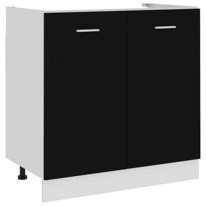 Mobile Pensile “Lyon” 60X31X40 Cm In Legno Multistrato Nero