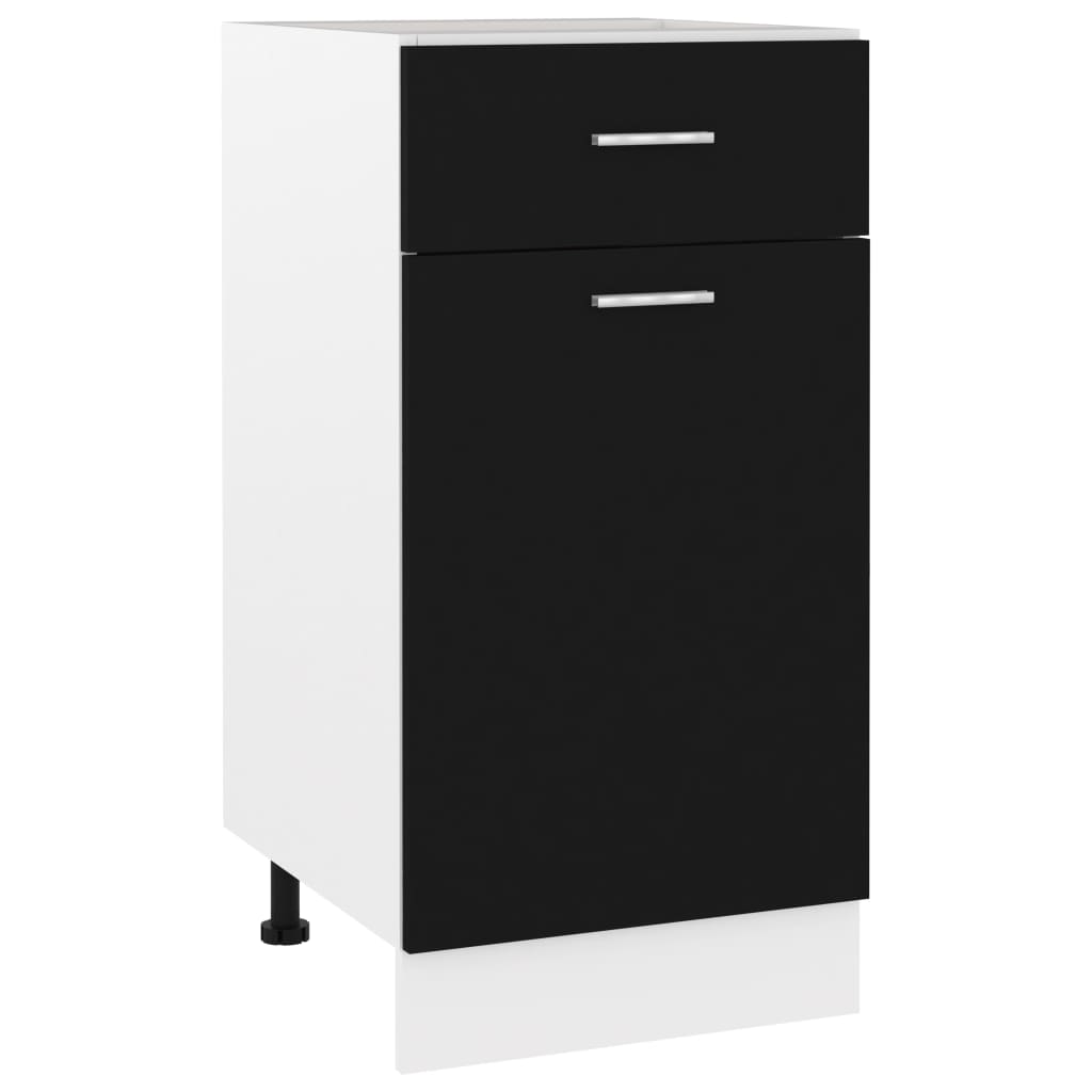 Mobile Pensile “Lyon” 60X31X40 Cm In Legno Multistrato Nero