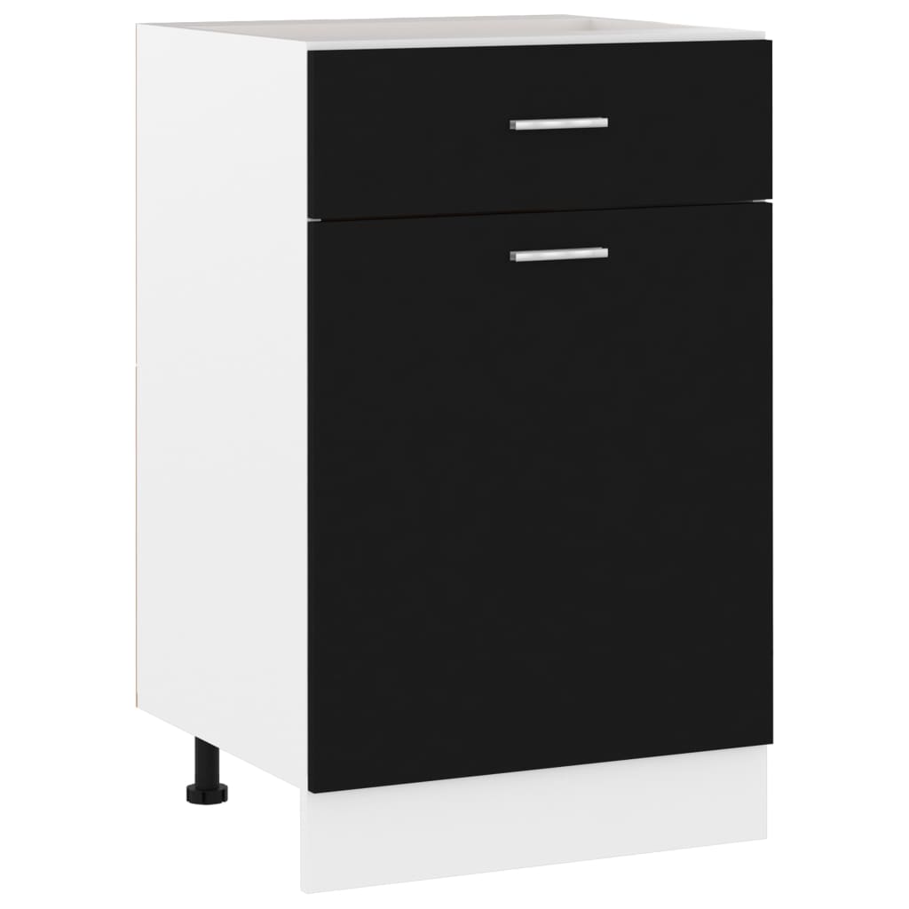 Mobile Pensile “Lyon” 60X31X40 Cm In Legno Multistrato Nero
