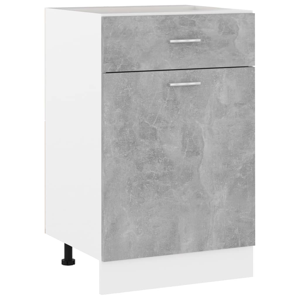 Mobile Pensile “Lyon” 60X31X60 Cm Grigio Cemento