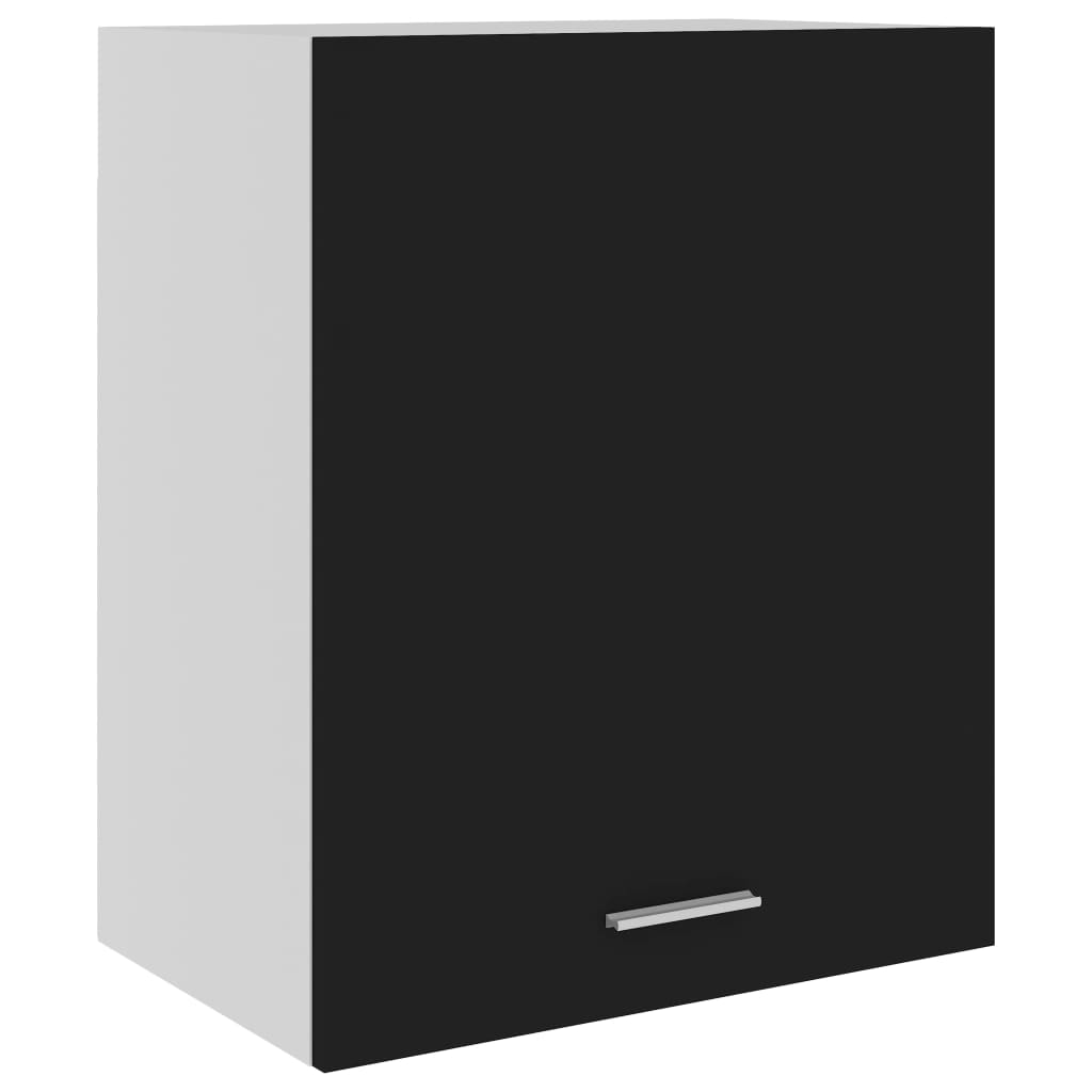 Mobile Pensile “Lyon” 60X31X40 Cm In Legno Multistrato Nero
