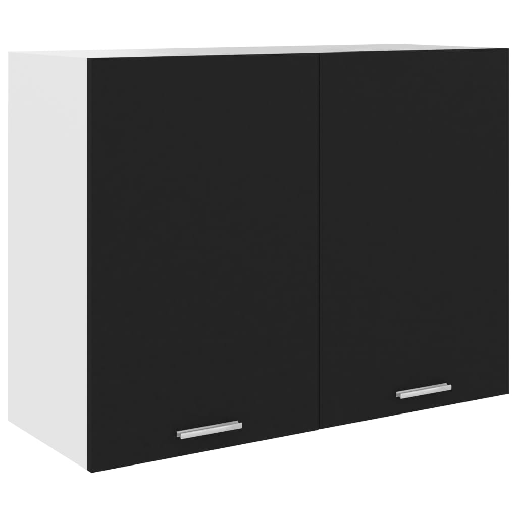 Mobile Pensile “Lyon” 60X31X40 Cm In Legno Multistrato Nero