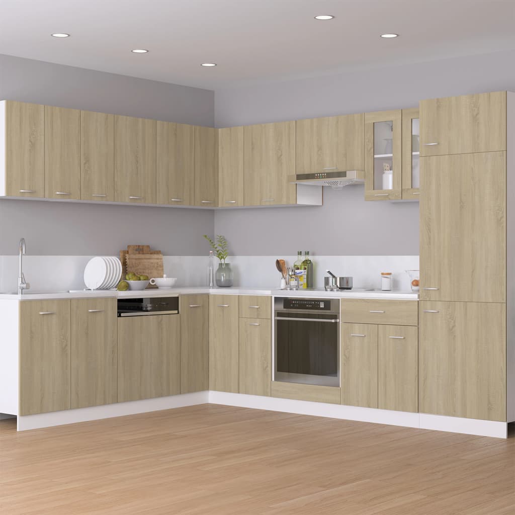 Mobili Pensili “Lyon” 2 Pz 50X31X60 Cm Rovere Sonoma