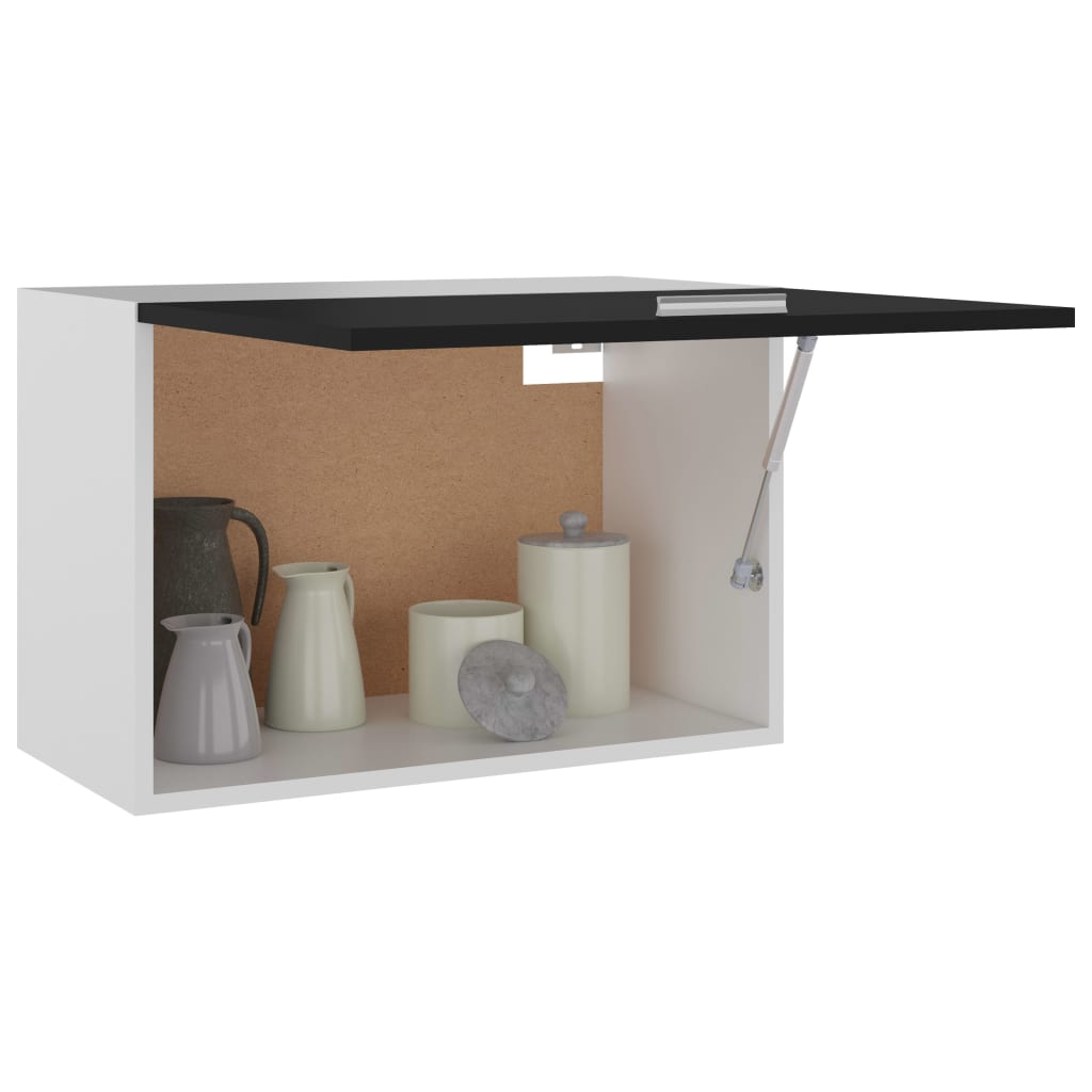 Mobile Pensile “Lyon” 60X31X40 Cm In Legno Multistrato Nero