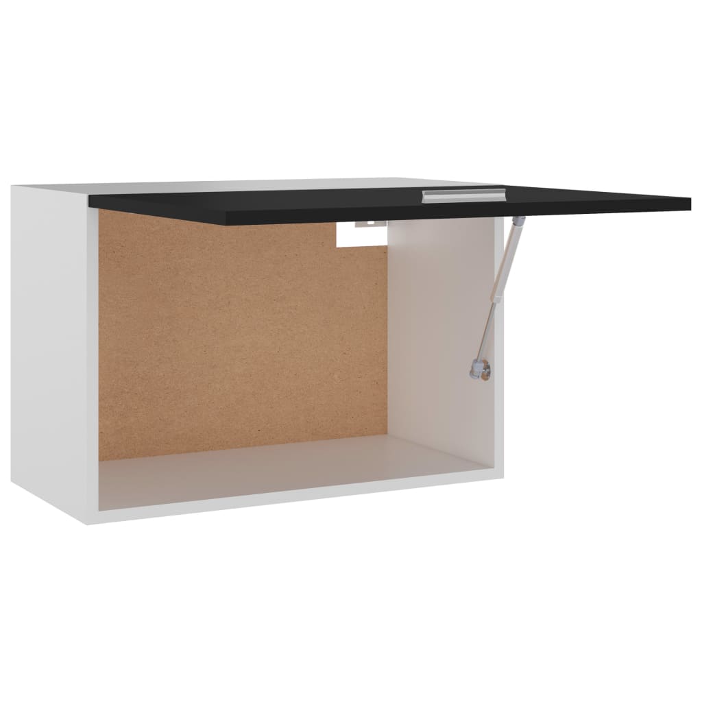 Mobile Pensile “Lyon” 60X31X40 Cm In Legno Multistrato Nero