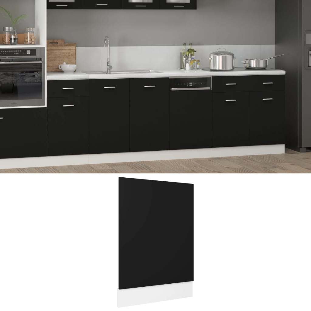 Mobile Pensile “Lyon” 60X31X40 Cm In Legno Multistrato Nero