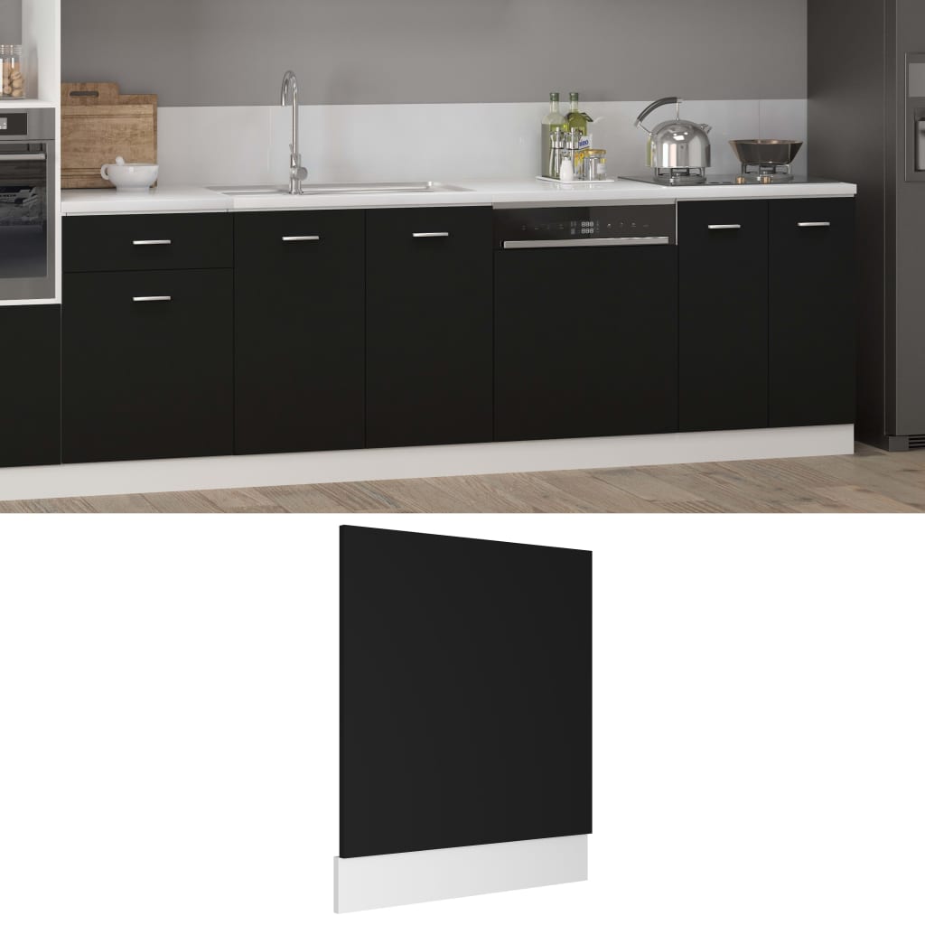 Mobile Pensile “Lyon” 60X31X40 Cm In Legno Multistrato Nero