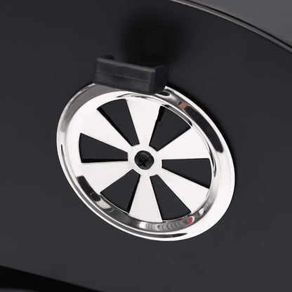 Barbecue A Barile 2 Griglie Di Cottura Nero 80X95X90 Cm Acciaio