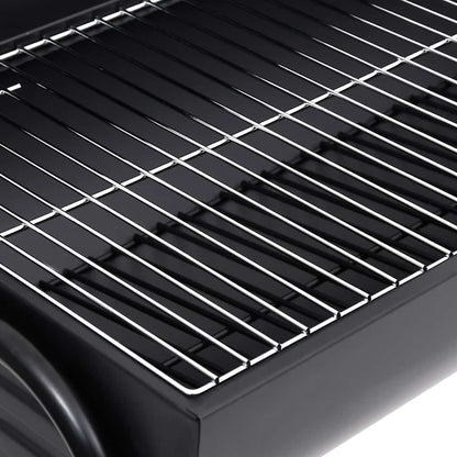 Barbecue A Barile 2 Griglie Di Cottura Nero 80X95X90 Cm Acciaio