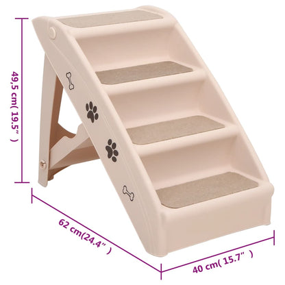 Scala Pieghevole Per Cani 62X40X49,5 Cm