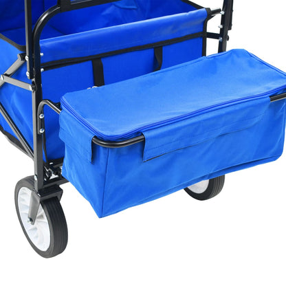 Carrello Pieghevole A Mano Con Tettuccio In Acciaio