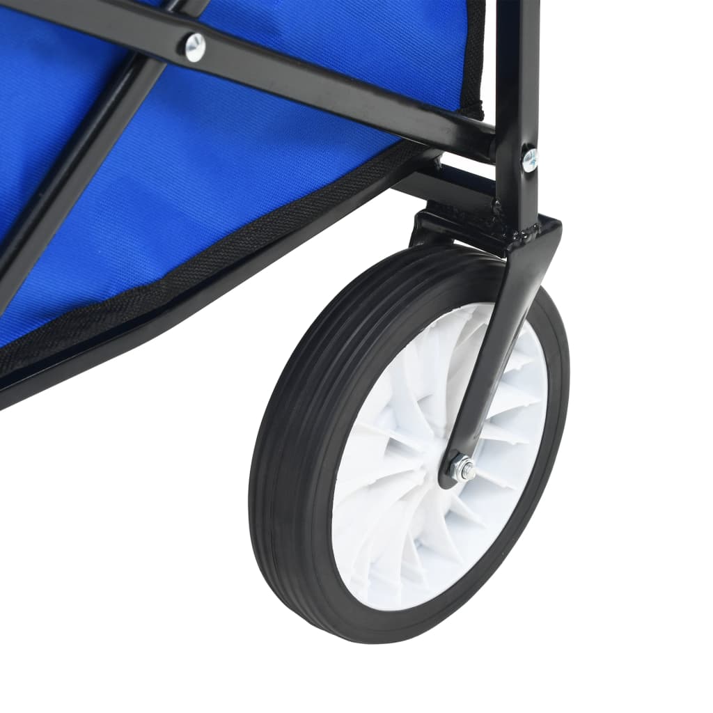 Carrello Pieghevole A Mano Con Tettuccio In Acciaio